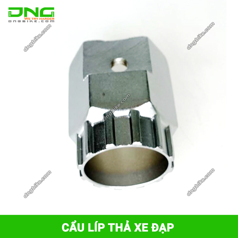 Cẩu líp thả xe đạp