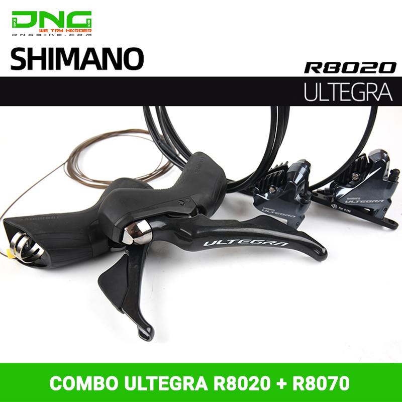Combo tay đề Shimano Ultegra 8020 + phanh dầu 8070