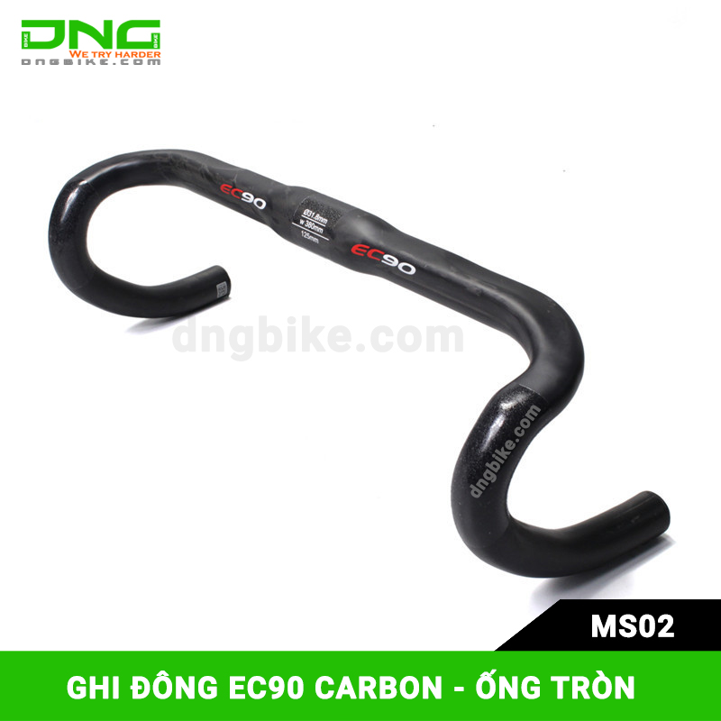 Ghi đông xe đạp road Carbon EC90 ống tròn MS02