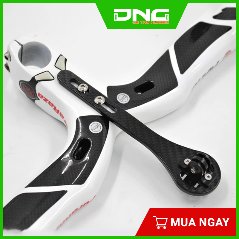 Giá bắt đồng hồ xe đạp gắn ghi đông liền pô tăng carbon GARMIN CATEYE