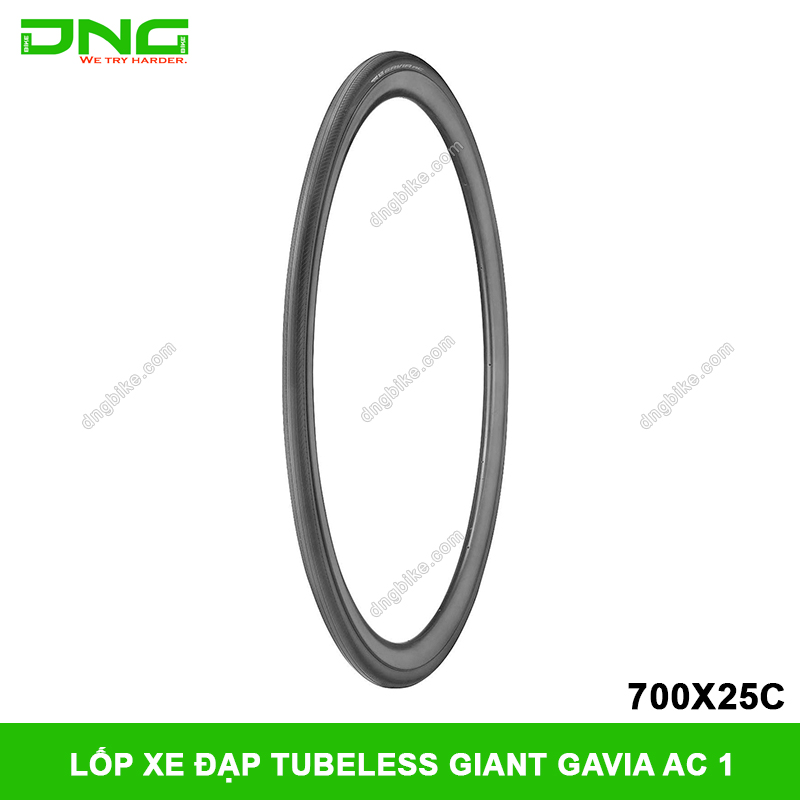 Lốp xe đạp Tubeless GIANT GAVIA AC 1 700x25c