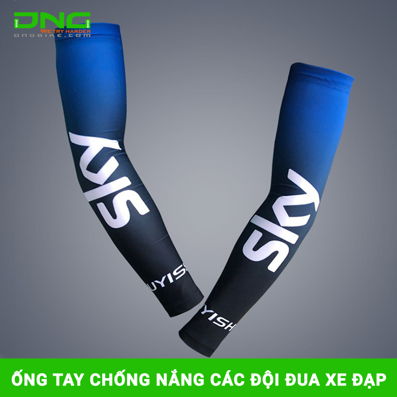 Ống tay chống nắng các đội đua xe đạp