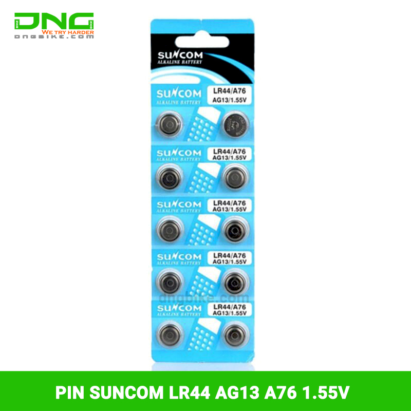 Pin SUNCOM LR44 AG13 A76 1.55V