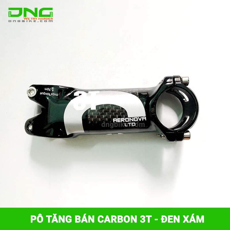 Pô tăng xe đạp BÁN CARBON 3T