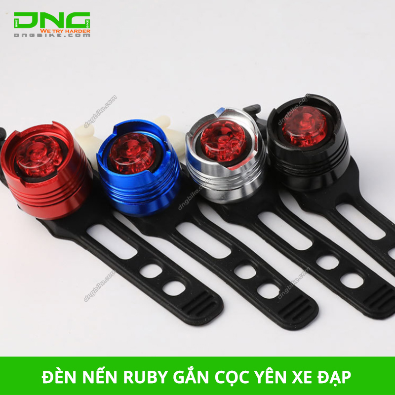 Đèn nến RUBY gắn cọc yên xe đạp