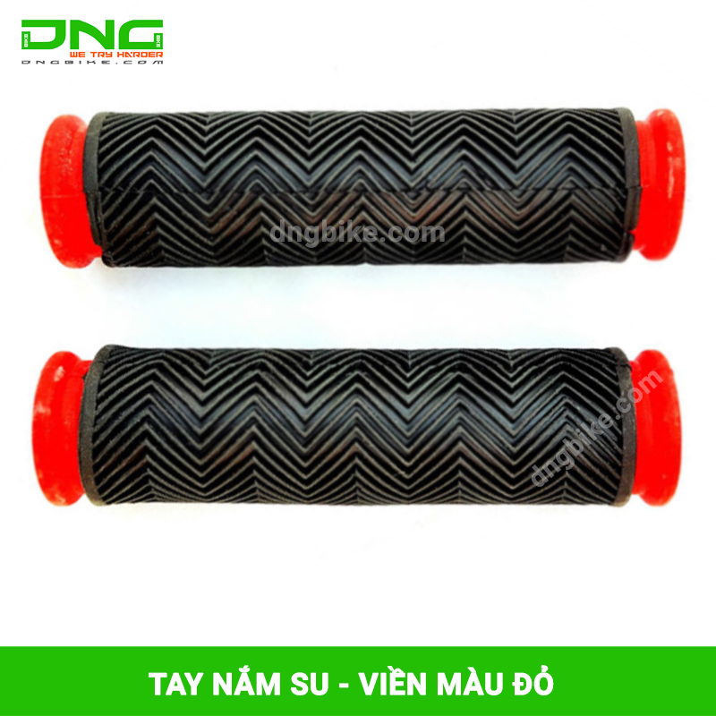 Tay nắm su xe đạp viền màu