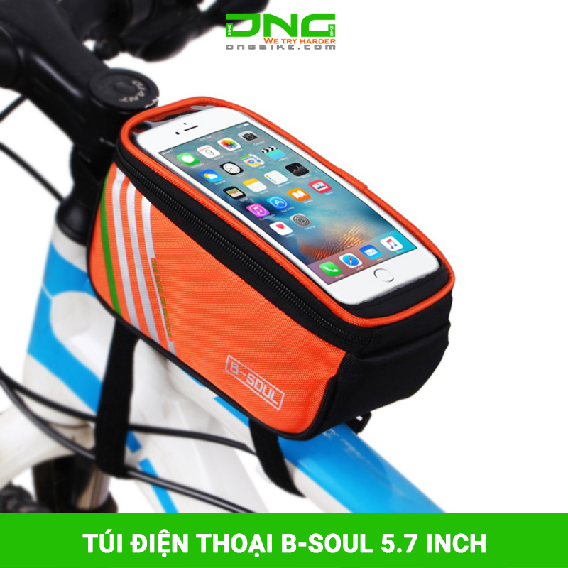 Túi đựng điện thoại treo sườn xe đạp B-Soul 5.7inch