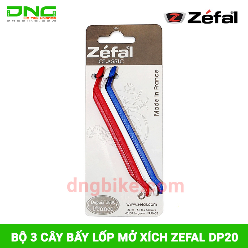 Bộ 3 cây bấy lốp xe đạp ZEFAL DP20