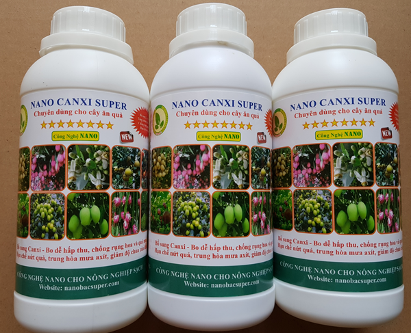 Chế phẩm nano canxi, nano canxi cacbonat chống rụng hoa và quả non trên cam bưởi, hạn chế tác hại của mưa axít