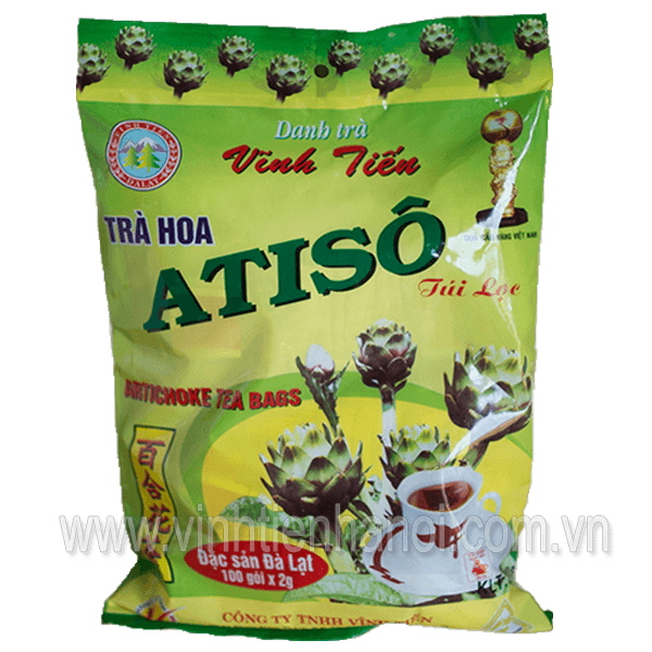 Trà túi lọc Atiso Vĩnh Tiến gói 200g giá tốt
