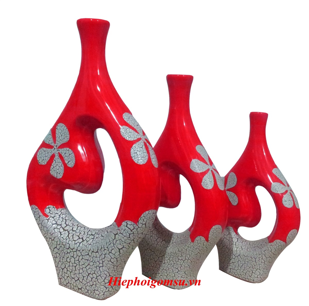 Bộ 3 bình hoa trang trí LH-015