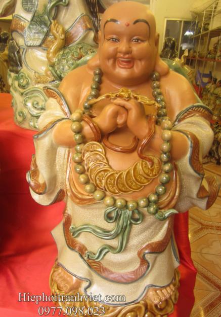Tượng gốm sứ Di Lặc Chúc Phúc