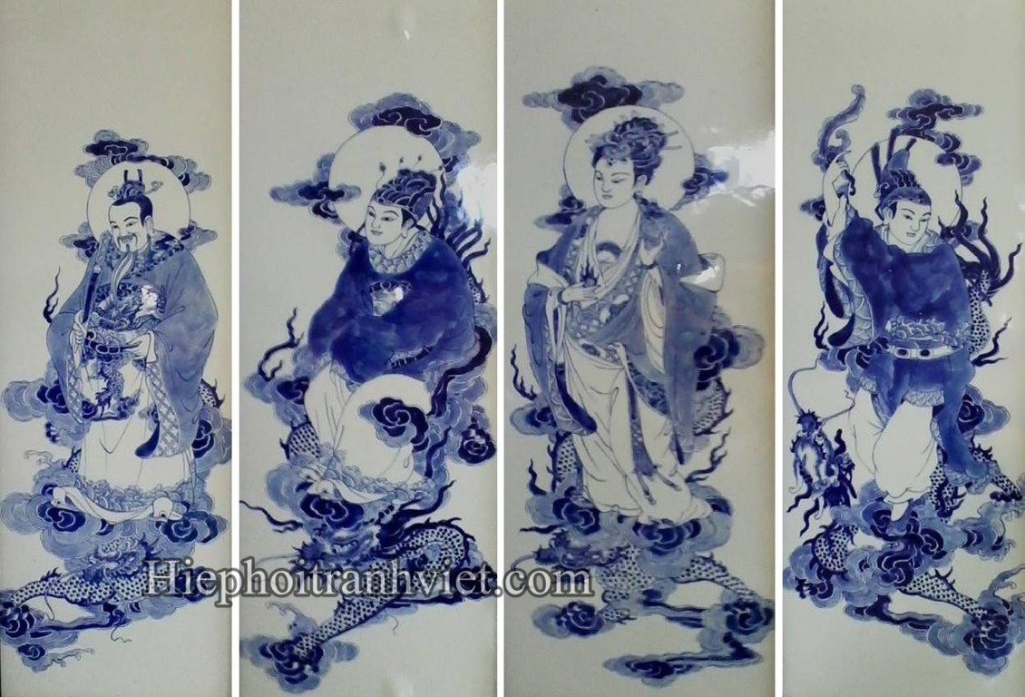 Tranh Tứ Quý Nam Bang Tứ Tổ 019