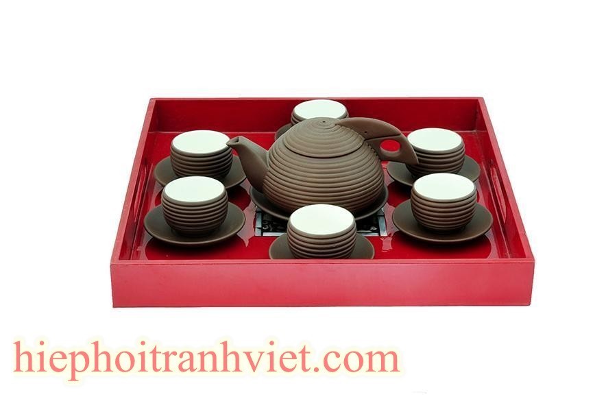 Ấm Chén Tử Sa Bát Tràng cao cấp ACTS-017