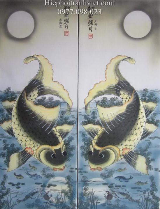 Tranh Bộ Lý Ngư Vọng Nguyệt 131