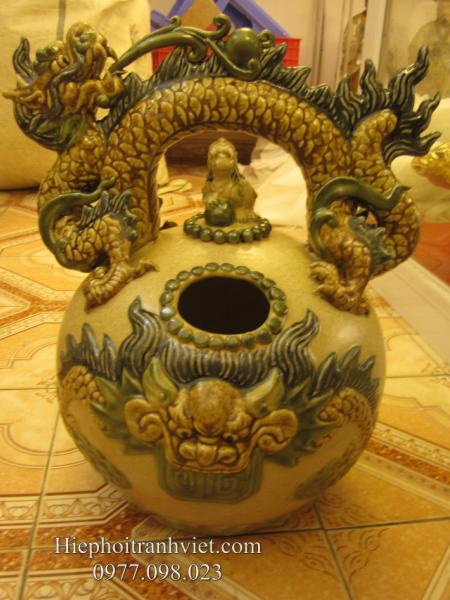 Bình vôi gốm sứ