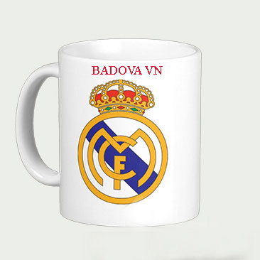 Cốc in logo Real Madrid C-05