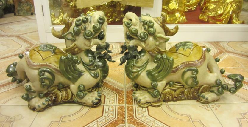 Tượng gốm sứ Tỳ Hưu Phong Thủy