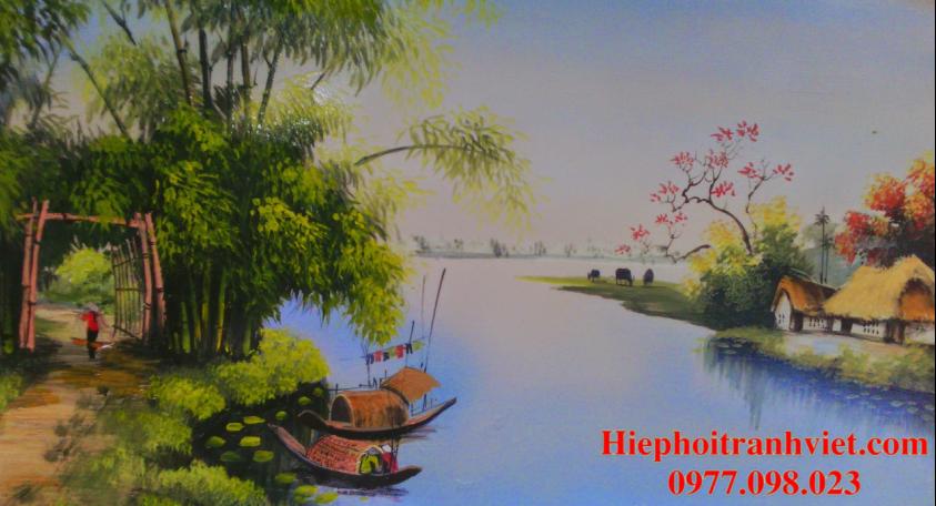 Tranh Sứ Cổng Tre Làng 008