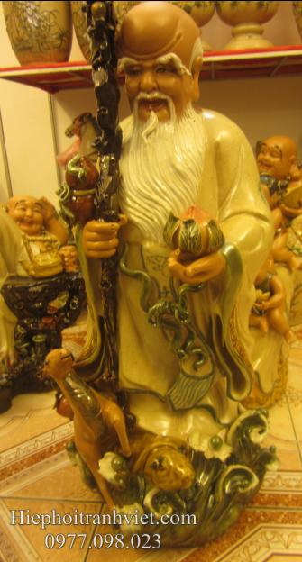 Tượng gốm sứ Ông Thọ