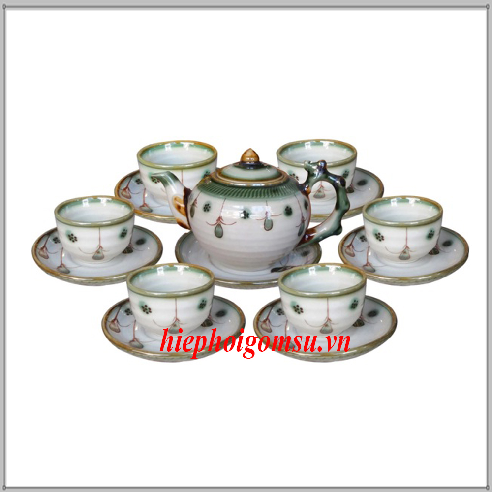 Bộ ấm chén dáng cây