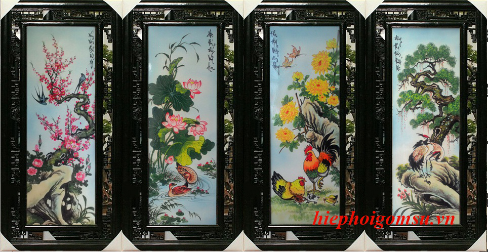 Bộ tranh tứ cảnh 007