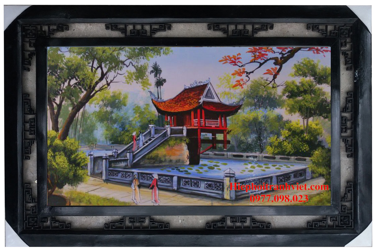 Tranh Sứ Chùa Một Cột CHN-030