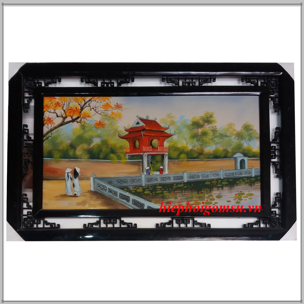 Tranh sứ Khuê Văn Các 003