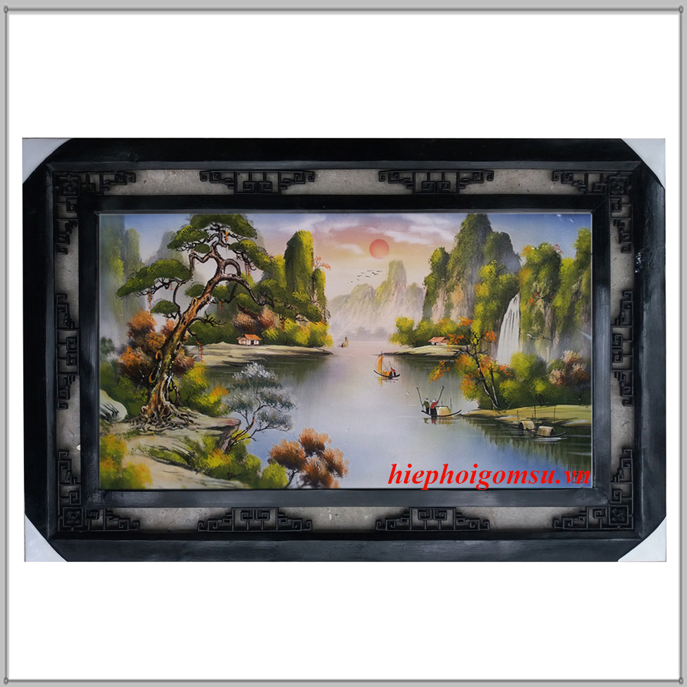 Tranh sơn thủy hữu tình 002