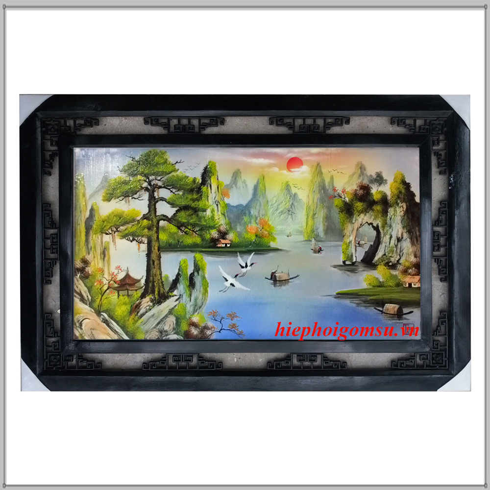 Tranh Sơn thủy hữu tình 011