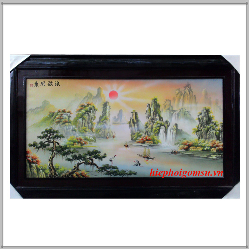 Tranh sơn thủy hữu tình 004