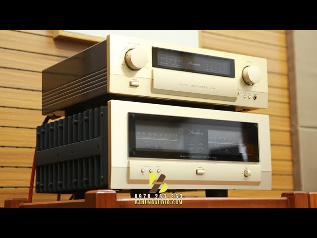 Phối ghép Pre Pow Accuphase C2110 và Accuphase A45