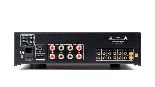 Mặt sau của sản phẩm Amply Unison Research Unico Due