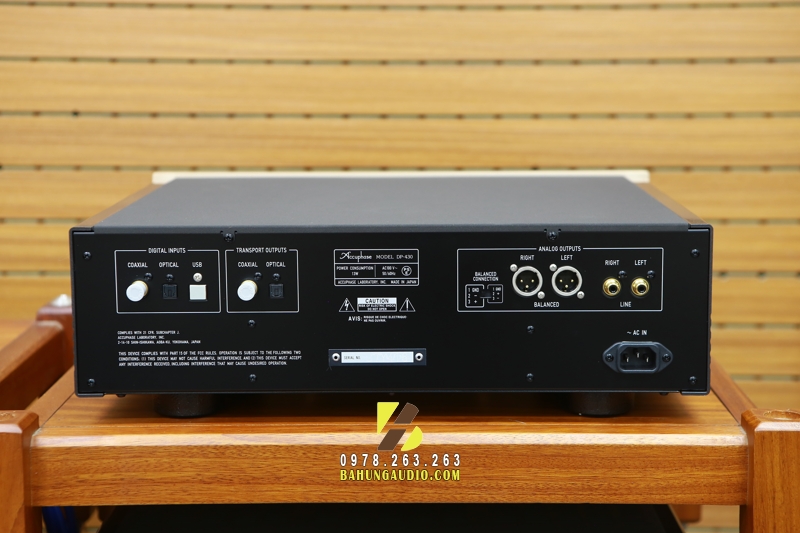 Đầu CD Accuphase DP 430 có cấu tạo ưu Việt