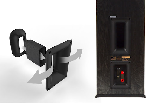 Klipsch có cổng thoát hơi tiện ích