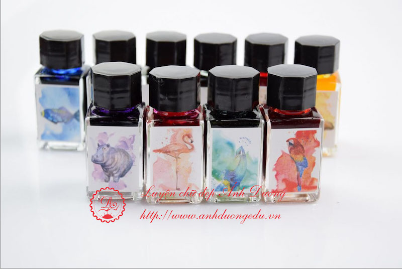 Mực kim tuyến con vật 20ml