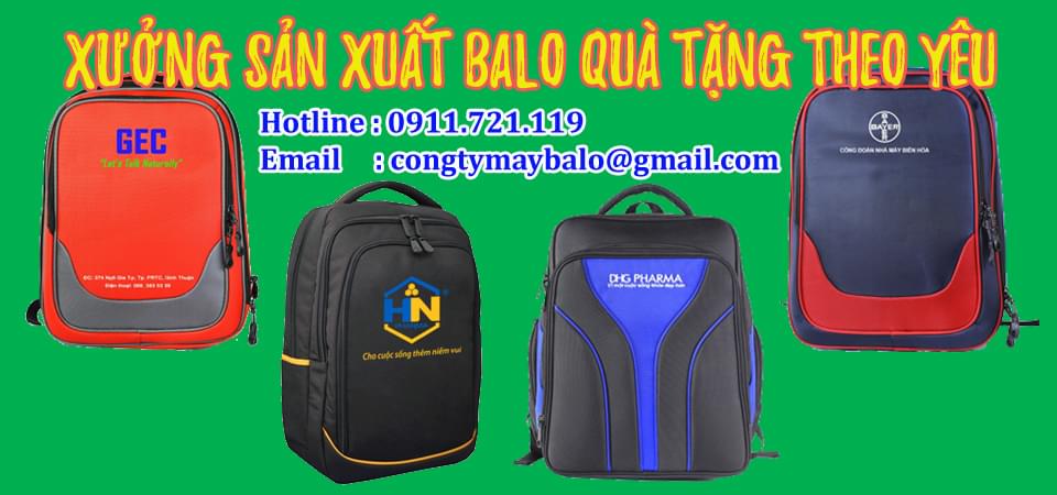 May Balo Quà Tặng - May Balo Quảng Cáo