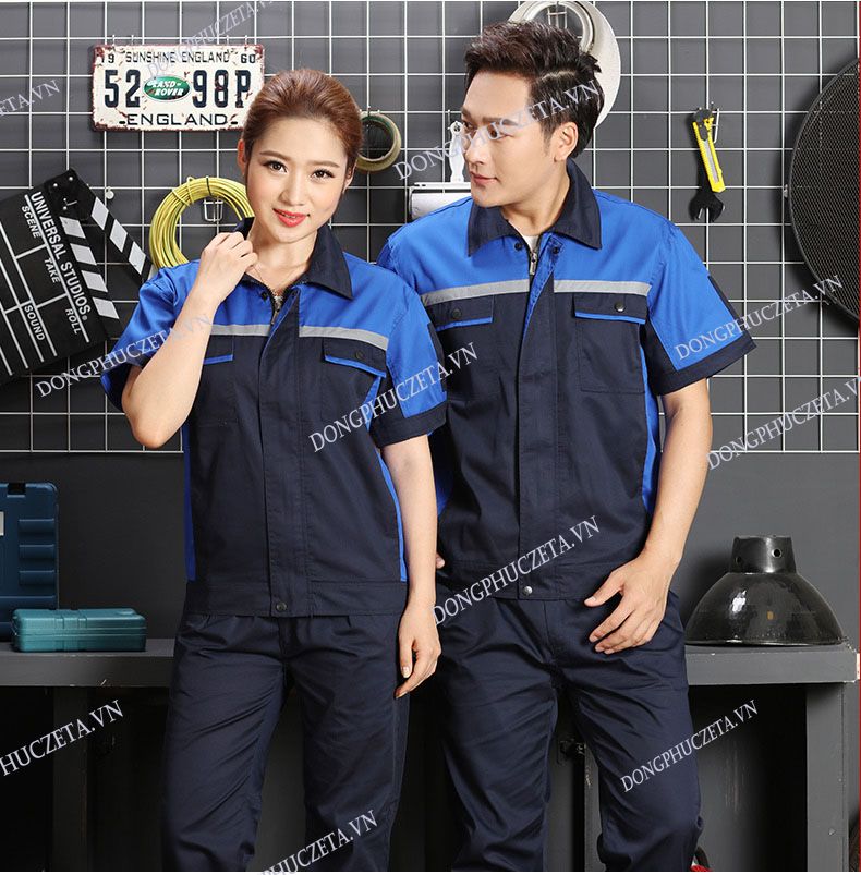 mẫu áo kỹ sư xây dựng đẹp