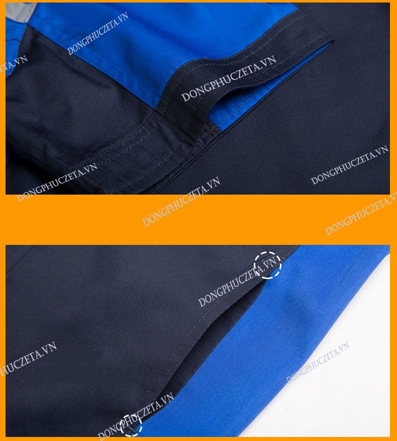 tay áo đồng phục kỹ sư xây dựng