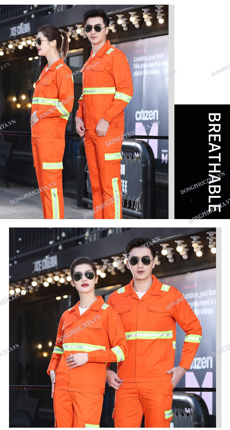 áo phản quang bảo hộ công trình