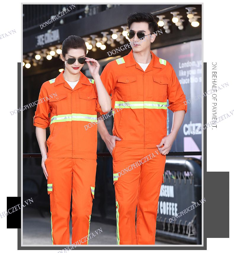 áo bảo hộ lao động phản quang may sẵn