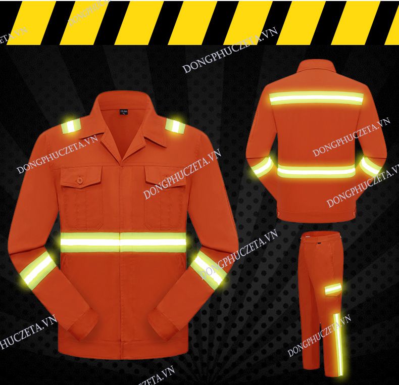 áo phản quang đồng phục bảo hộ