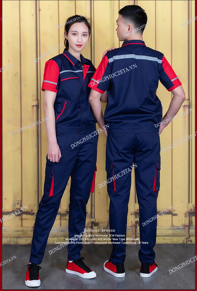 mẫu áo đồng phục kỹ thuật đẹp