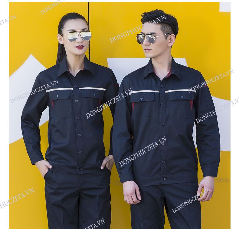 mẫu áo đồng phục kỹ thuật mới