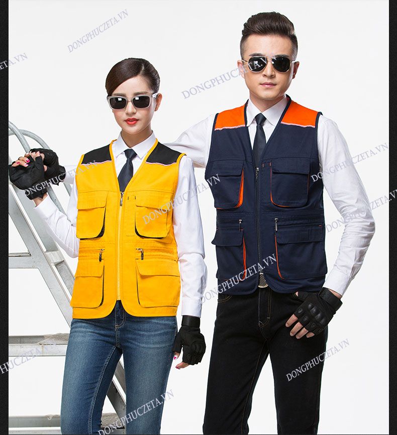 áo gile đồng phục kỹ sư