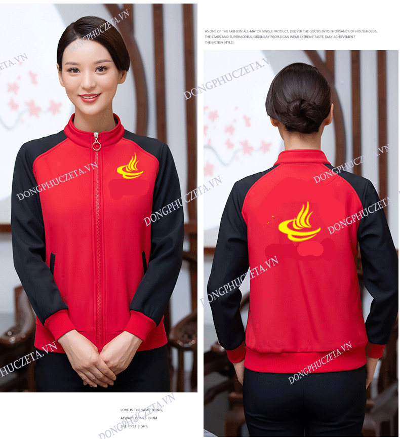 mẫu áo khoác đồng phục nhà hàng đẹp