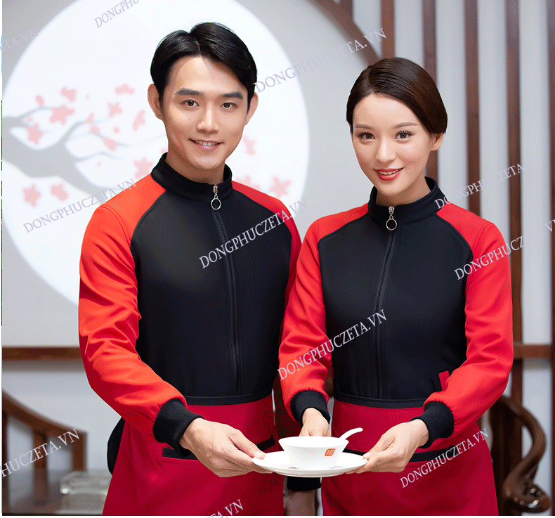 may áo khoác đồng phục nhà hàng tại Hà Nội