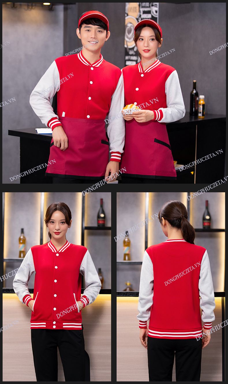 áo khoác đồng phục nhân viên nhà hàng