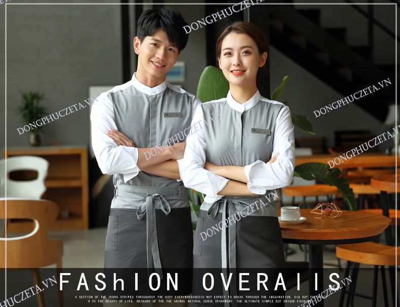 đồng phục phục vụ nhà hàng hàn quốc đẹp