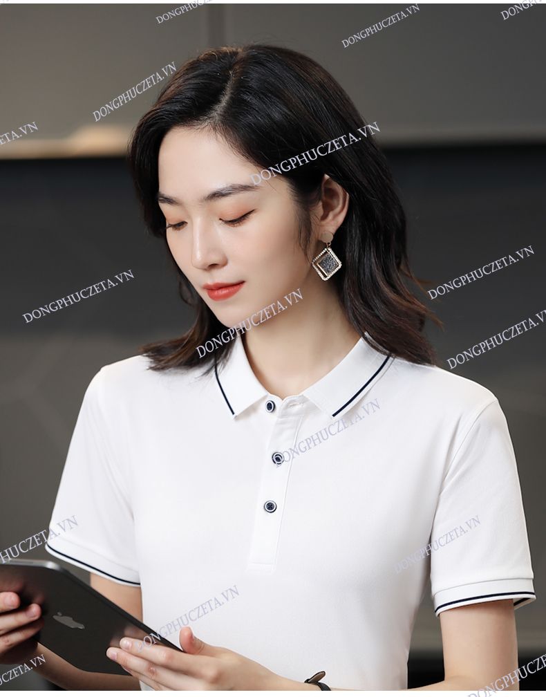 Áo đồng phục công ty nữ